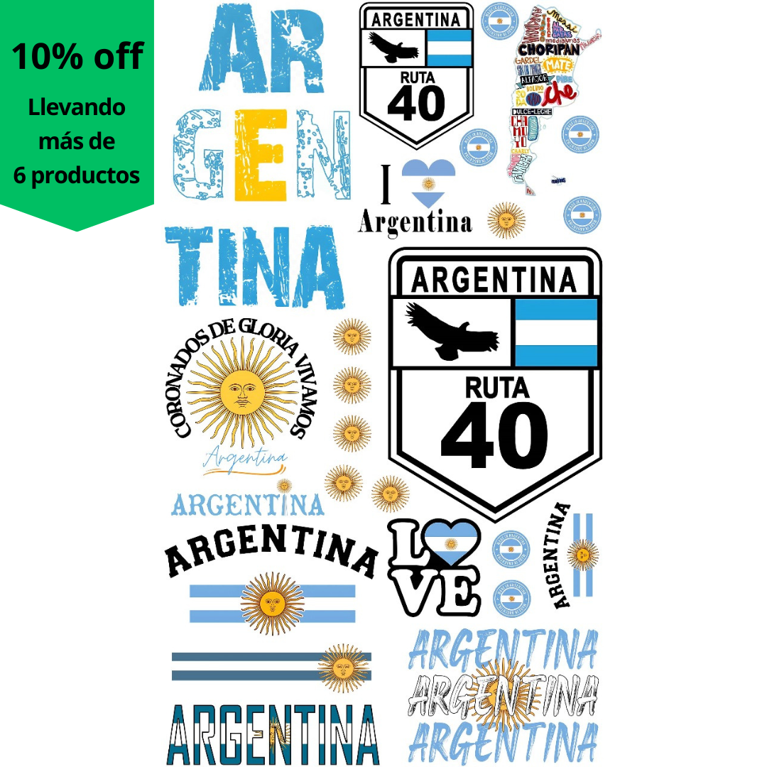 DTF Argentina Blanco 2