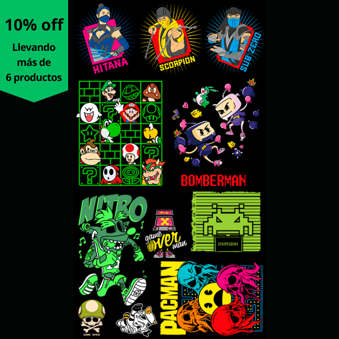 DTF Juegos Retro 1