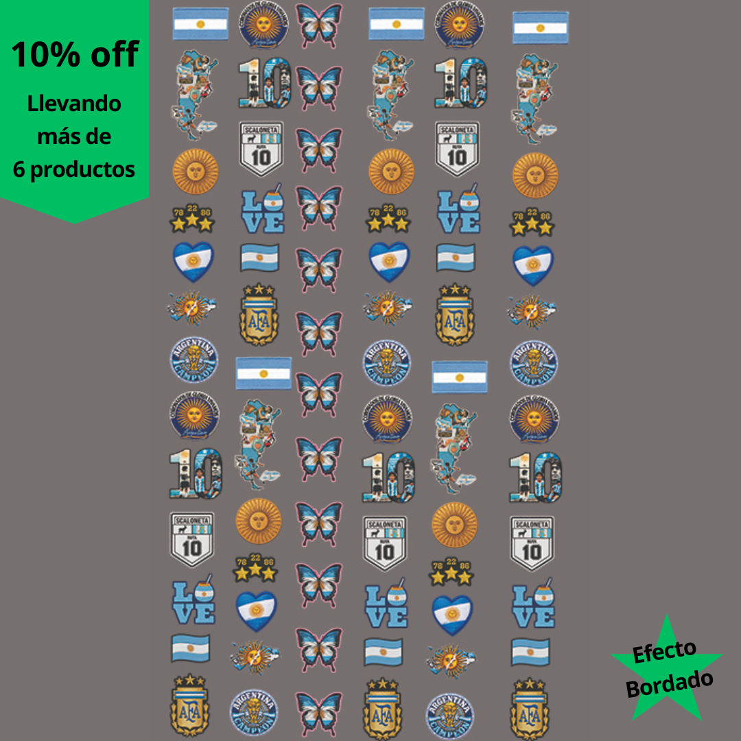 DTF Efecto Bordado Argentina 4