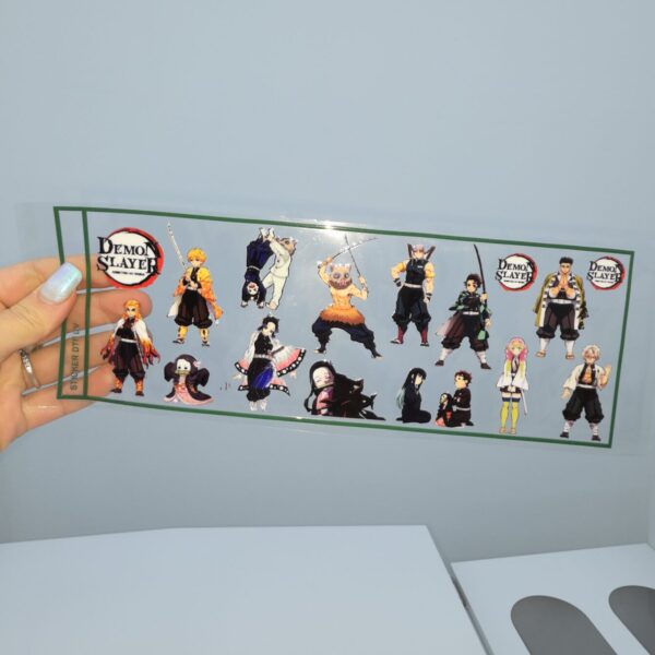 DTF UV 28X10 CM Demon Slayer