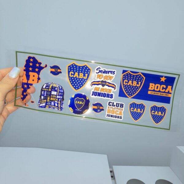 DTF UV 28X10CM Boca Juniors 2