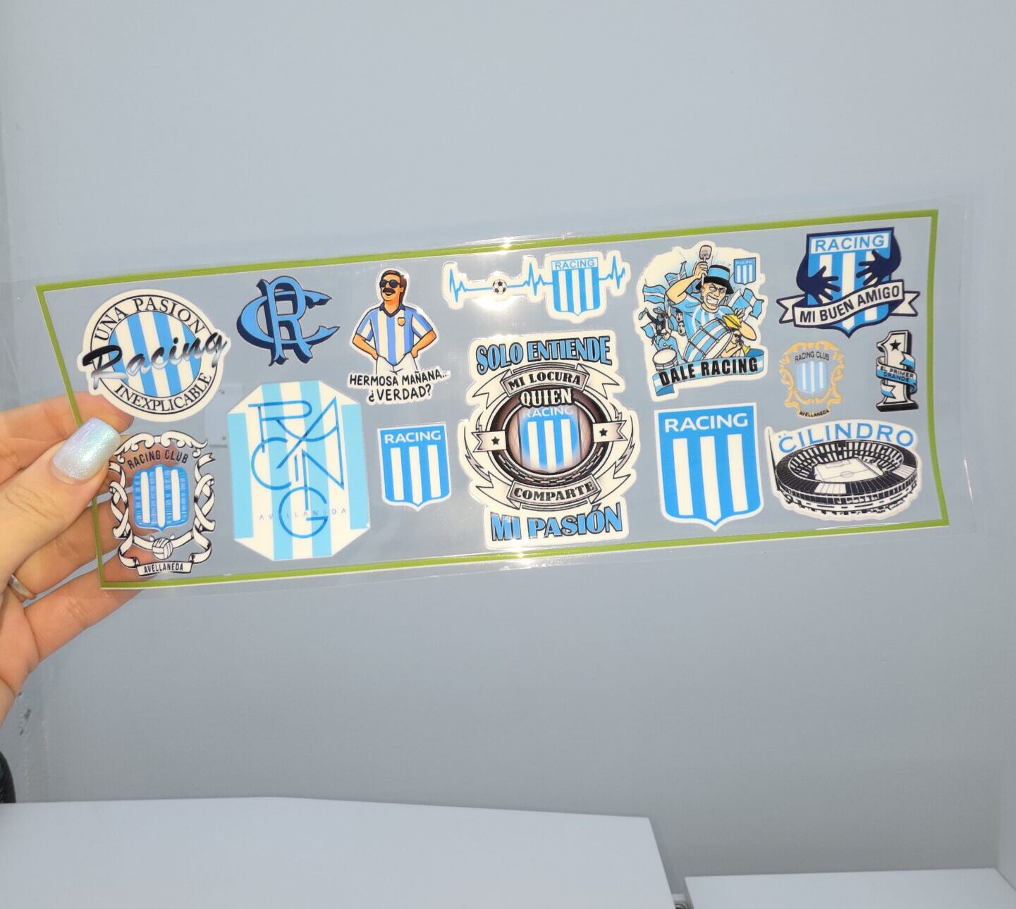 DTF UV 28X10 CM Racing Club