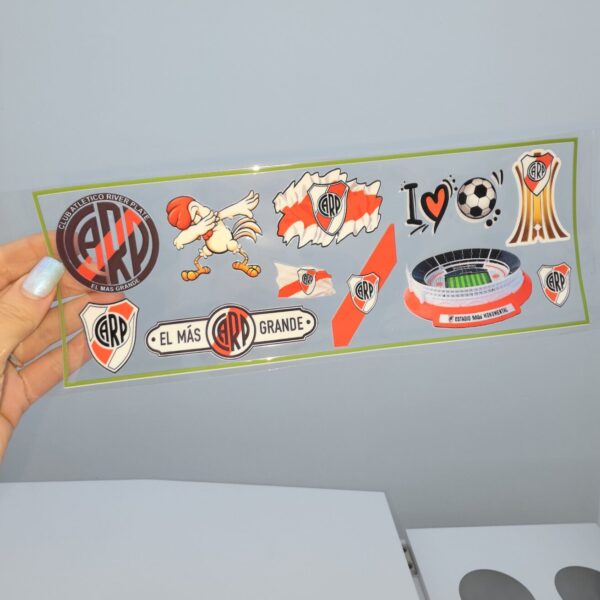 DTF UV 28X10 CM River Plate
