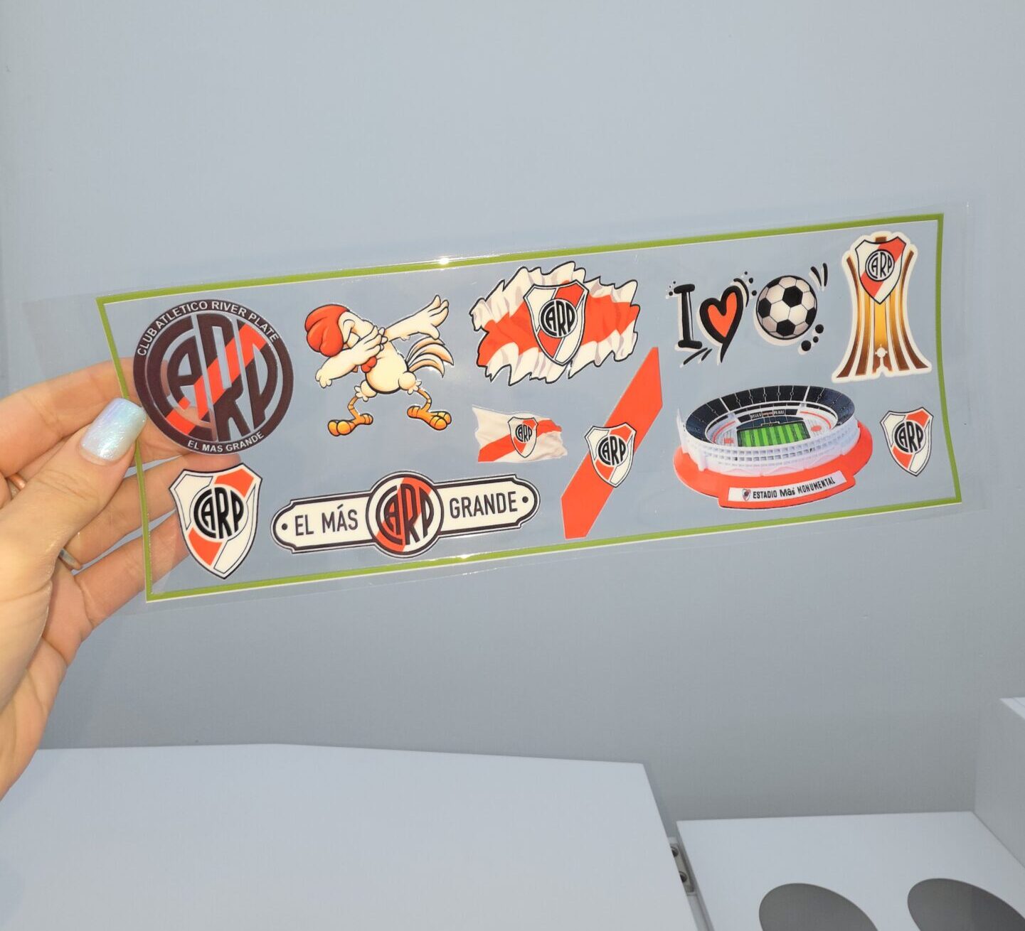 DTF UV 28X10 CM River Plate