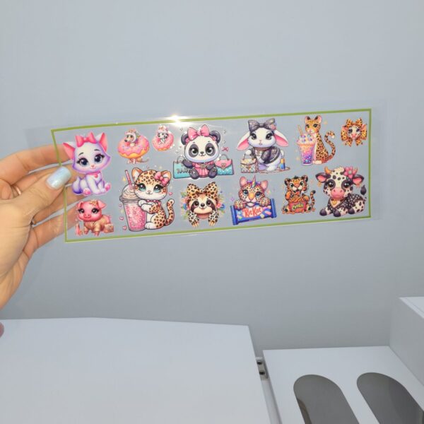 DTF UV 28X10 CM Animales