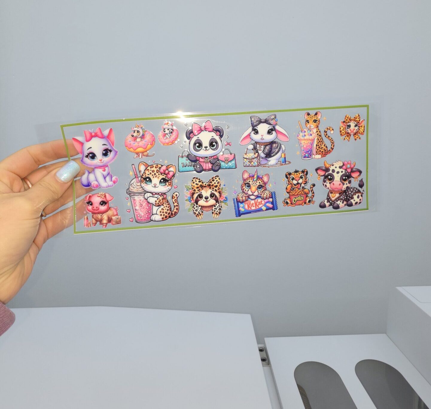 DTF UV 28X10 CM Animales
