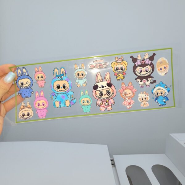 DTF UV 28X10CM Labubu