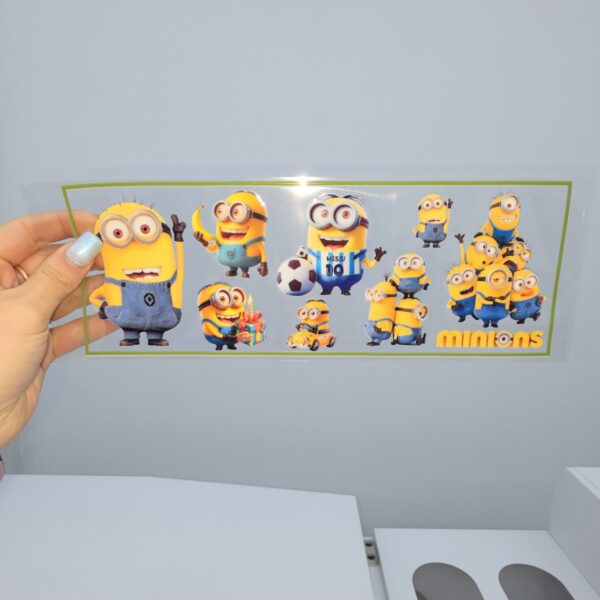 DTF UV 28X10CM Minions