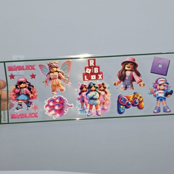 DTF UV 28X10 CM Roblox 2
