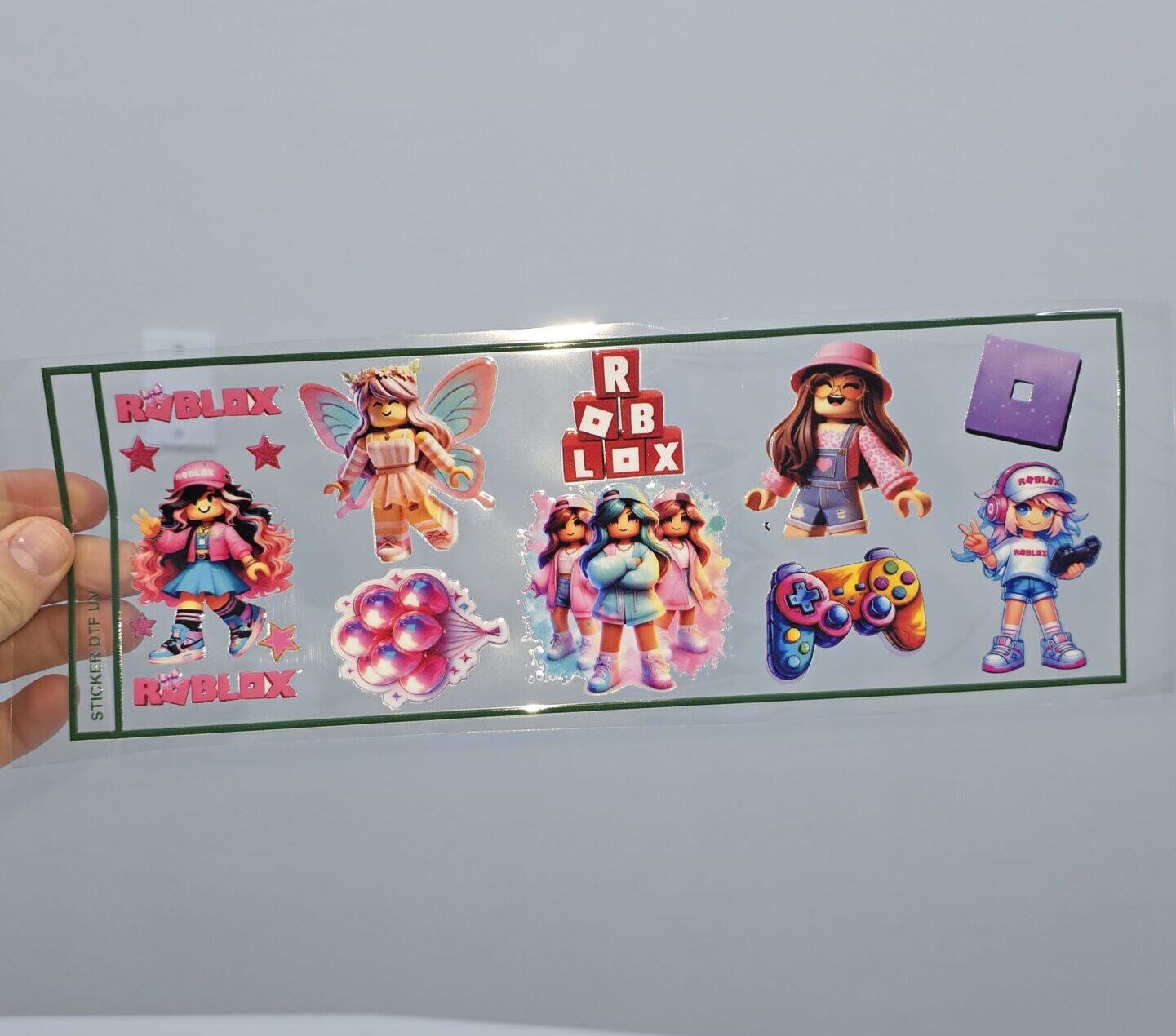 DTF UV 28X10 CM Roblox 2