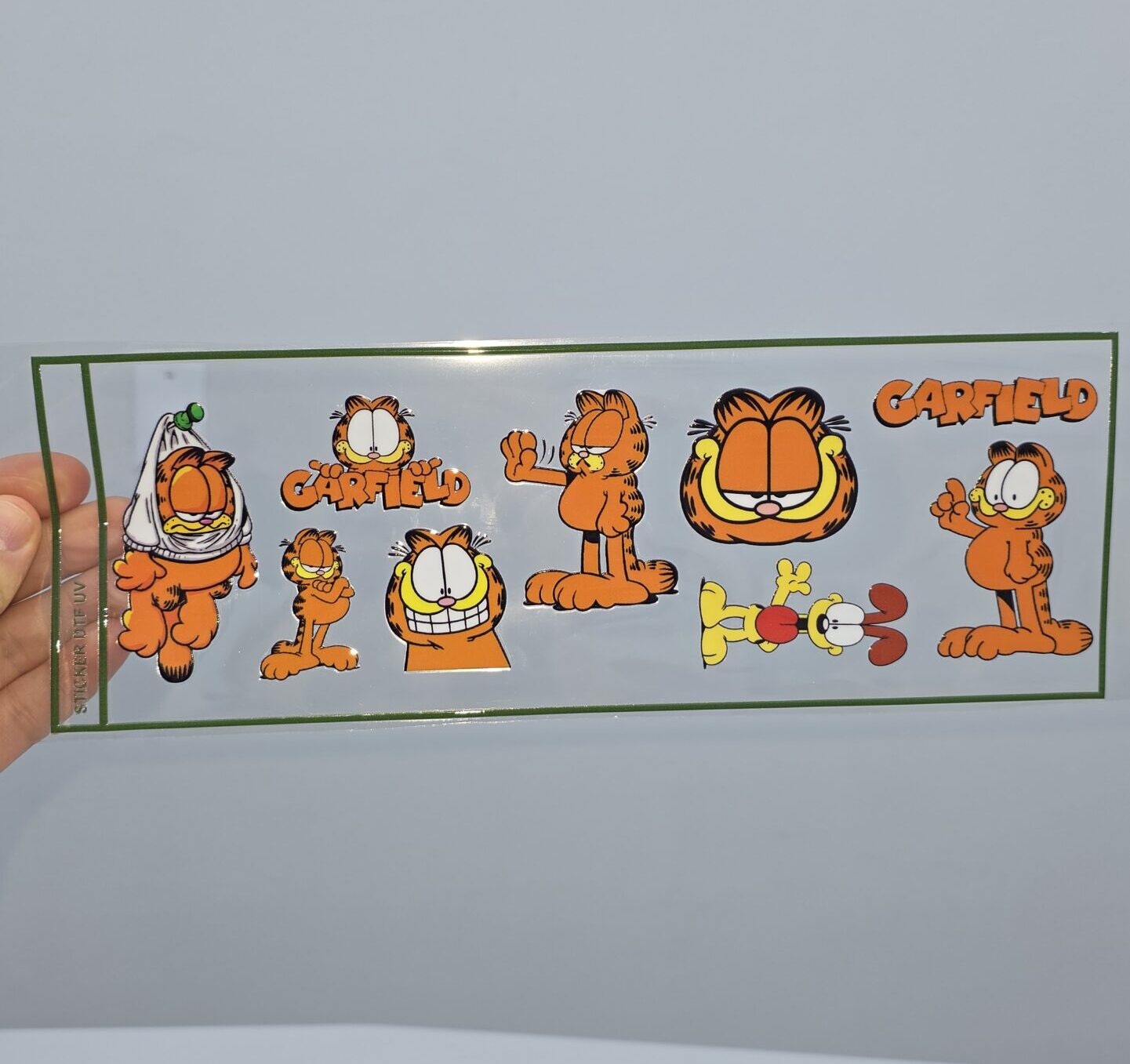 DTF UV 28X10 CM Garfield