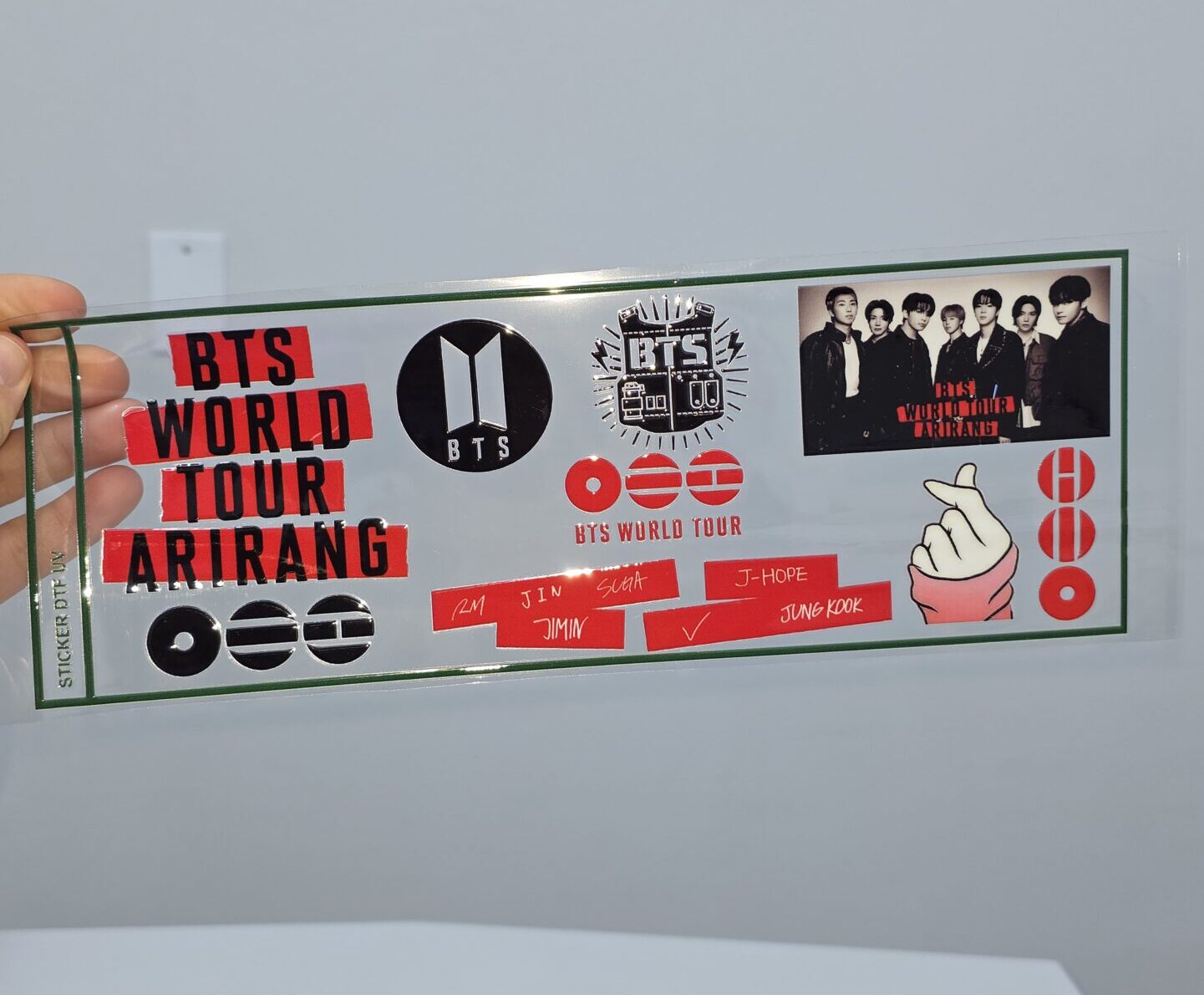 DTF UV 28X10CM BTS 1
