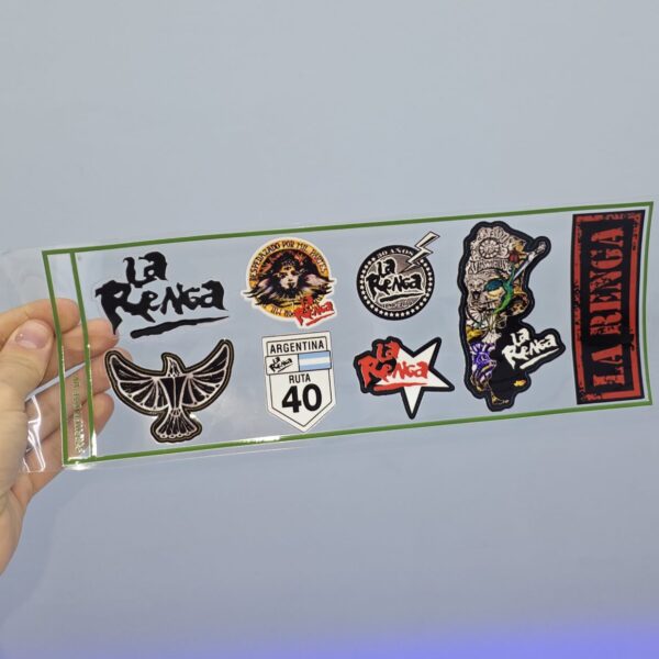 DTF UV 28X10 CM La Renga