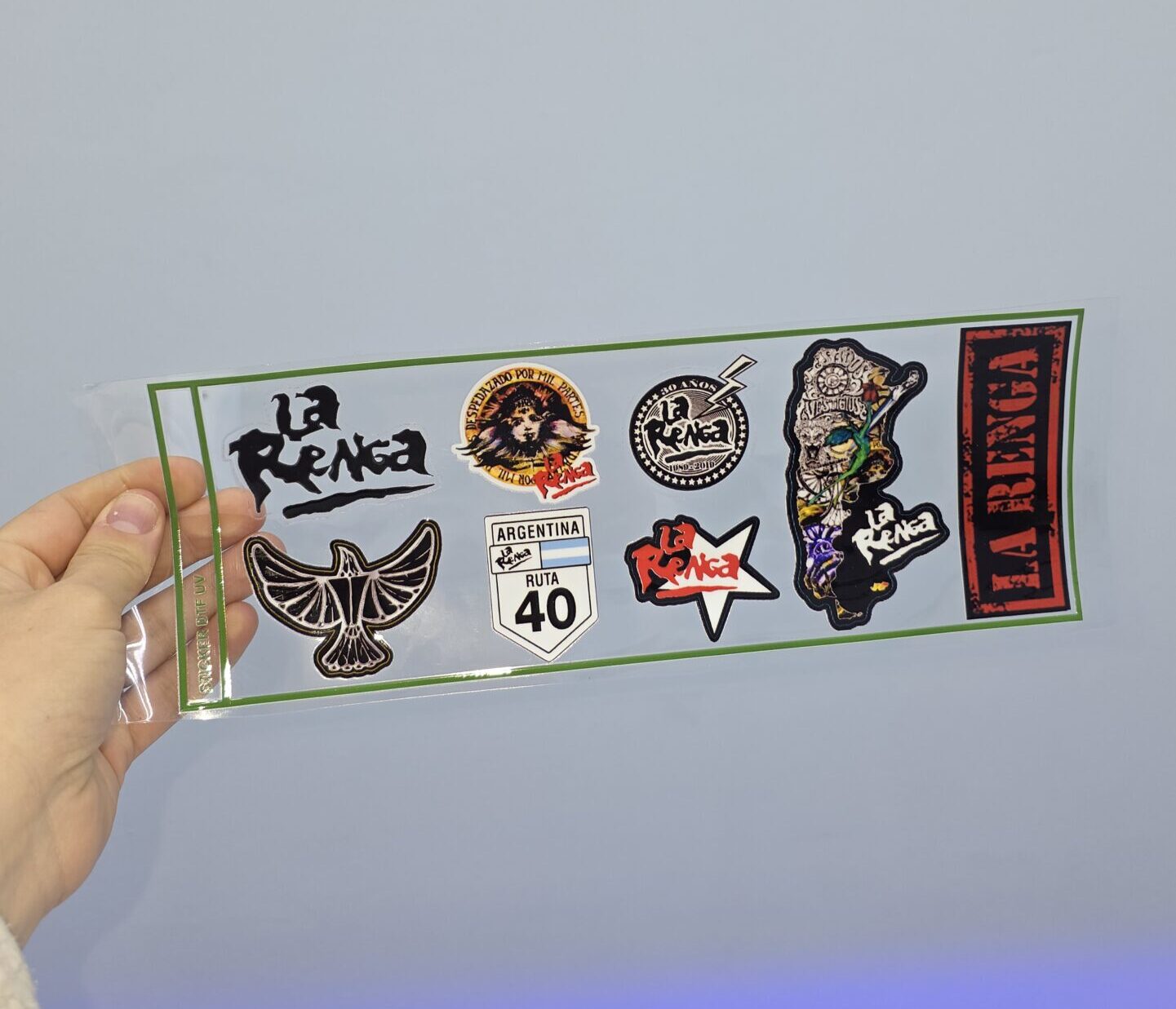 DTF UV 28X10 CM La Renga