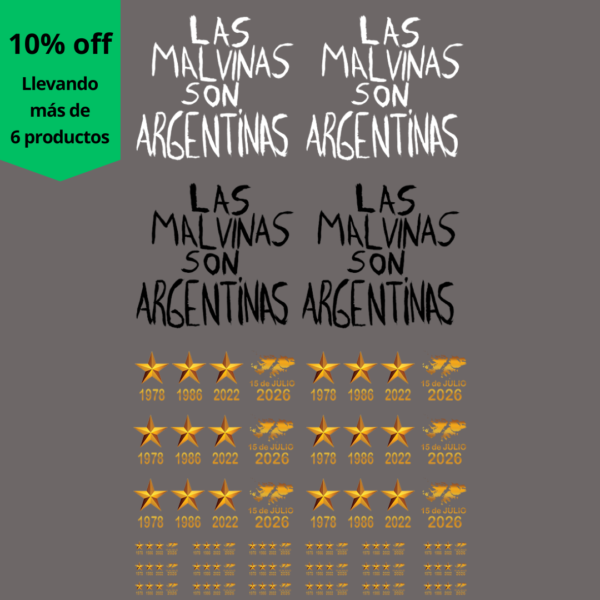 DTF Argentina 17 - Las Malvinas Son Argentinas