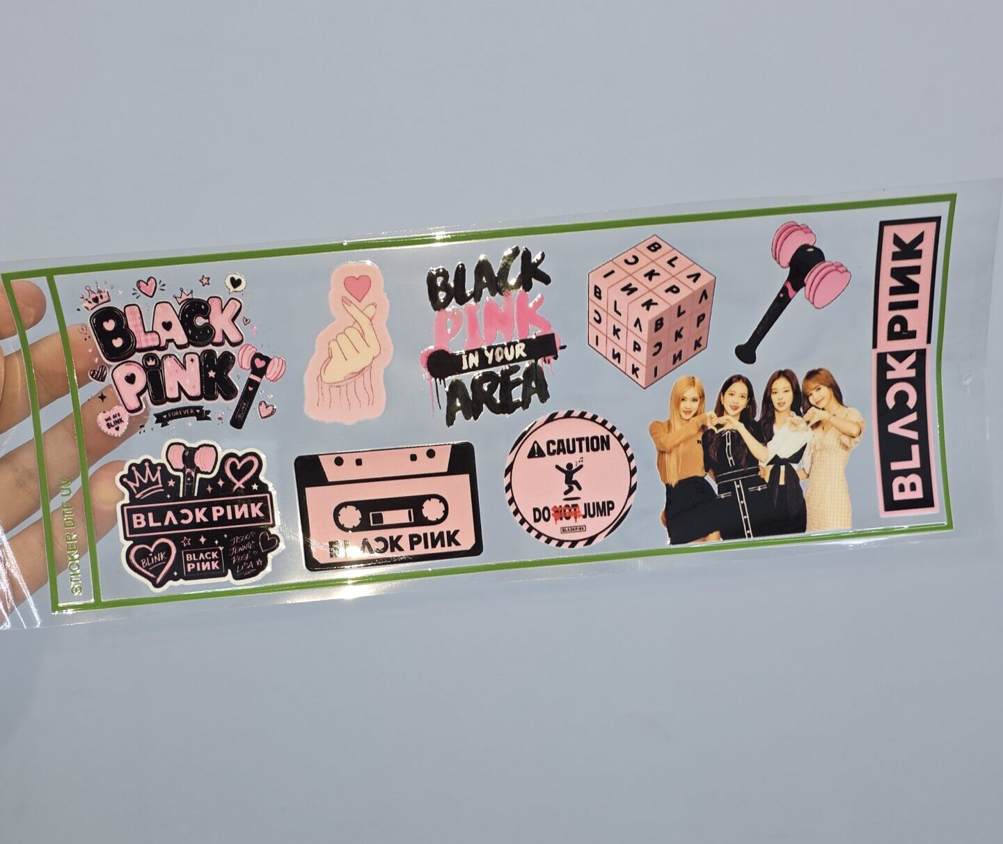 UV 28X10 cm Black Pink