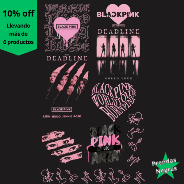 DTF Black Pink