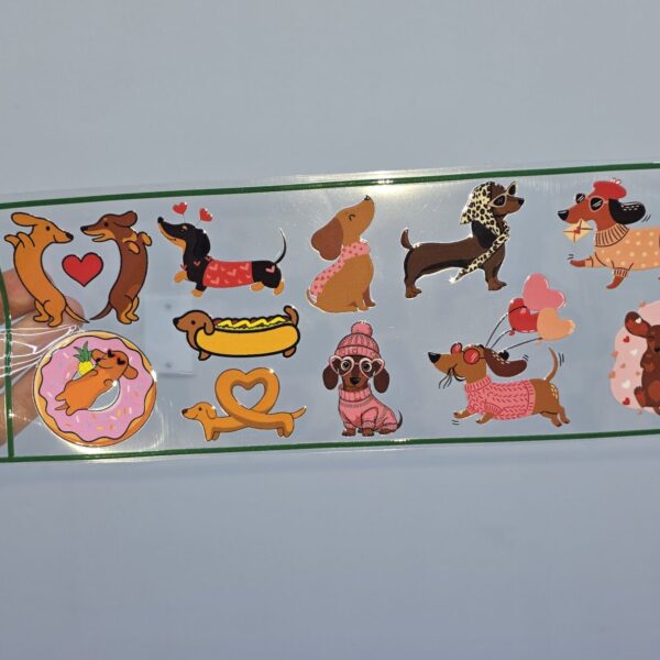 UV 28x10 cm Perro Salchicha