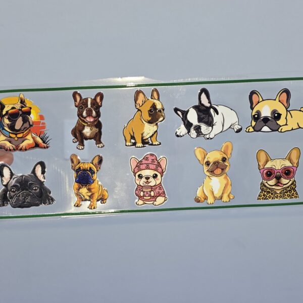 UV 28x10 cm Perro Bulldog Frances